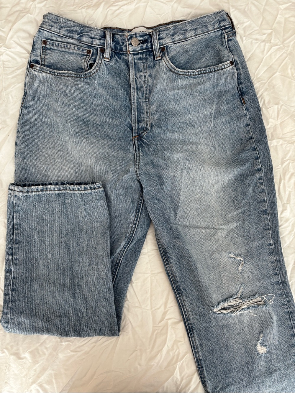 Denim Forum The Joni High Rise Loose 26L